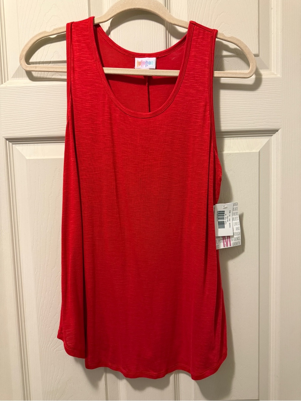 LuLaRoe Tank Top medium Red BNWT